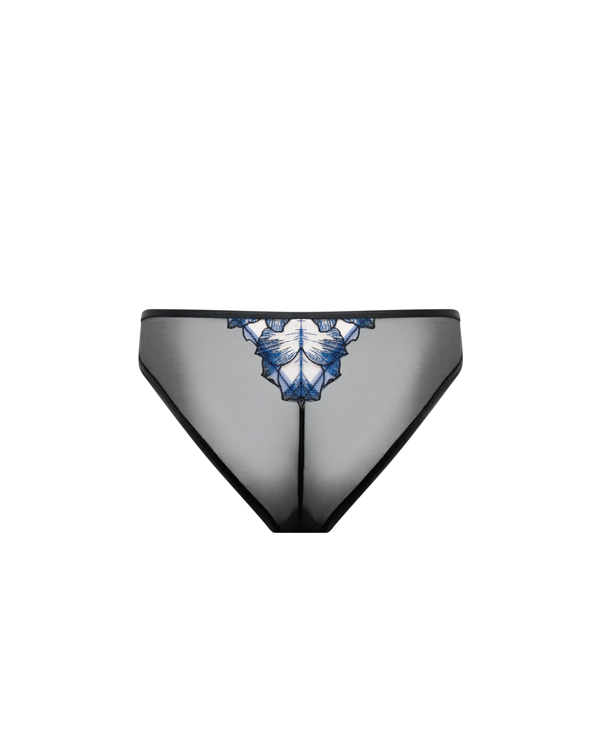 Lyandra Brief Egyptian Blue/Black/Sheer