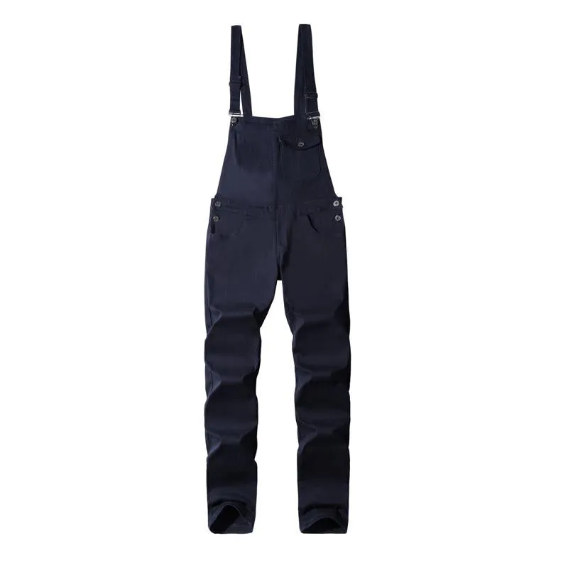 Men's Solid Color Slimming Jumpsuit 87488057X