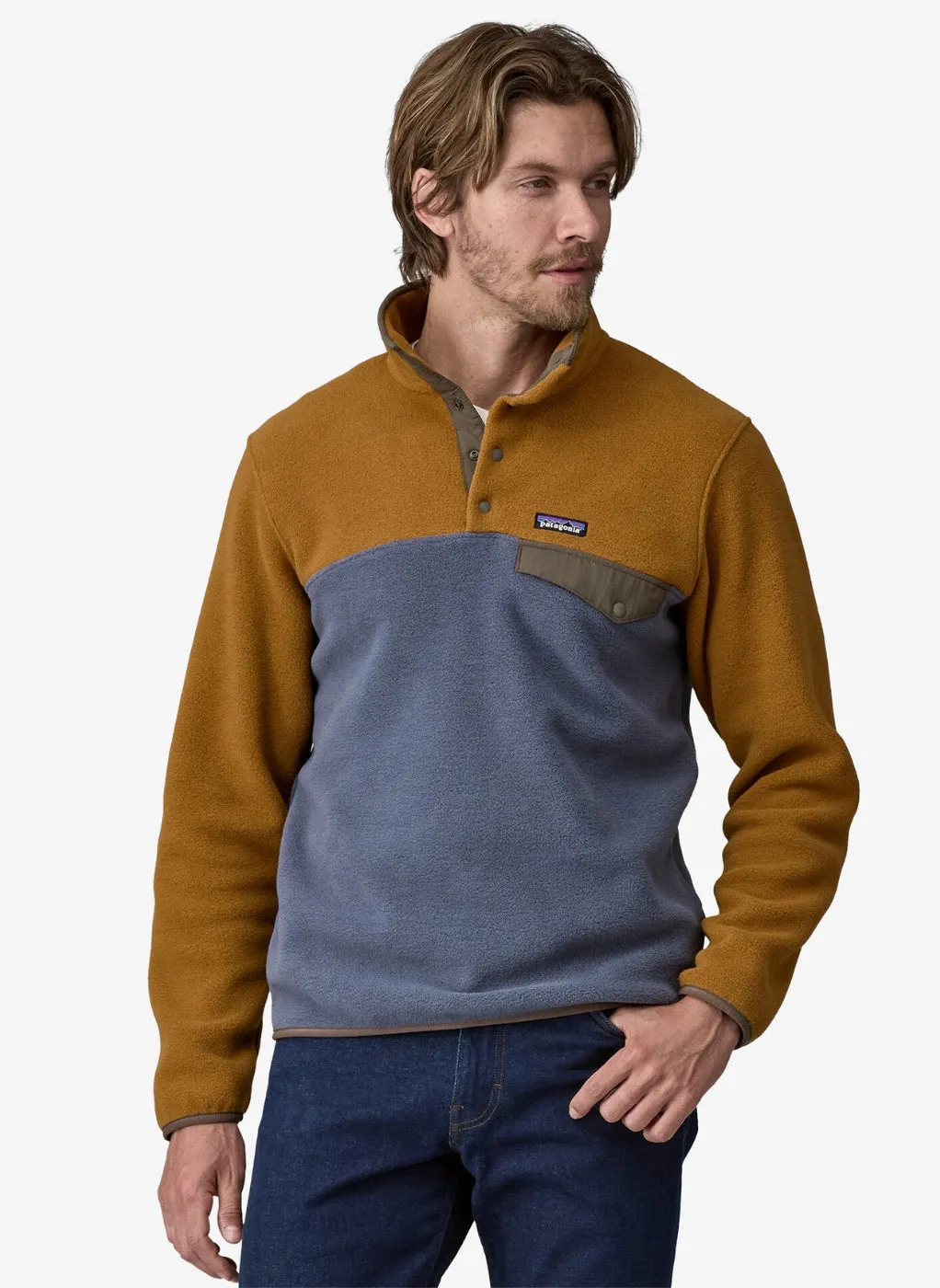 M's LW Synch Snap T Pullover- SHBN