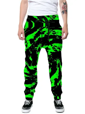 Neon Graffiti Paint Splatter Joggers
