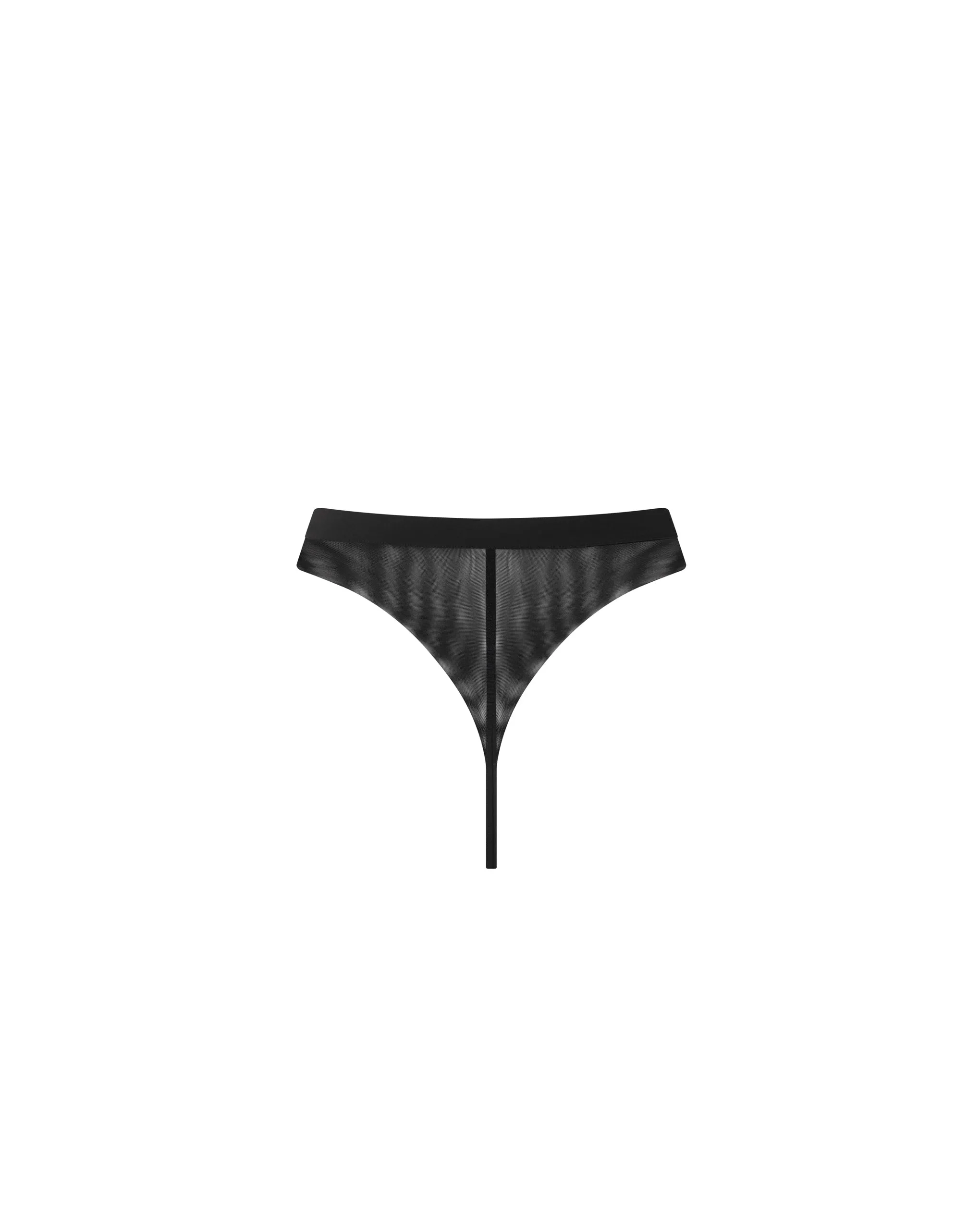 Orla High-Waist Thong Black
