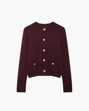 Orleane – Solid pattern – Knit cardigan