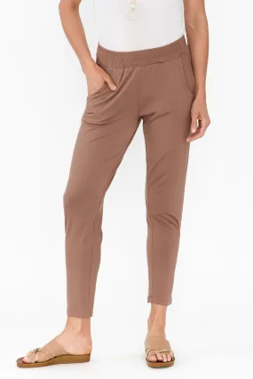 Percy Chocolate Bamboo Pocket Pants