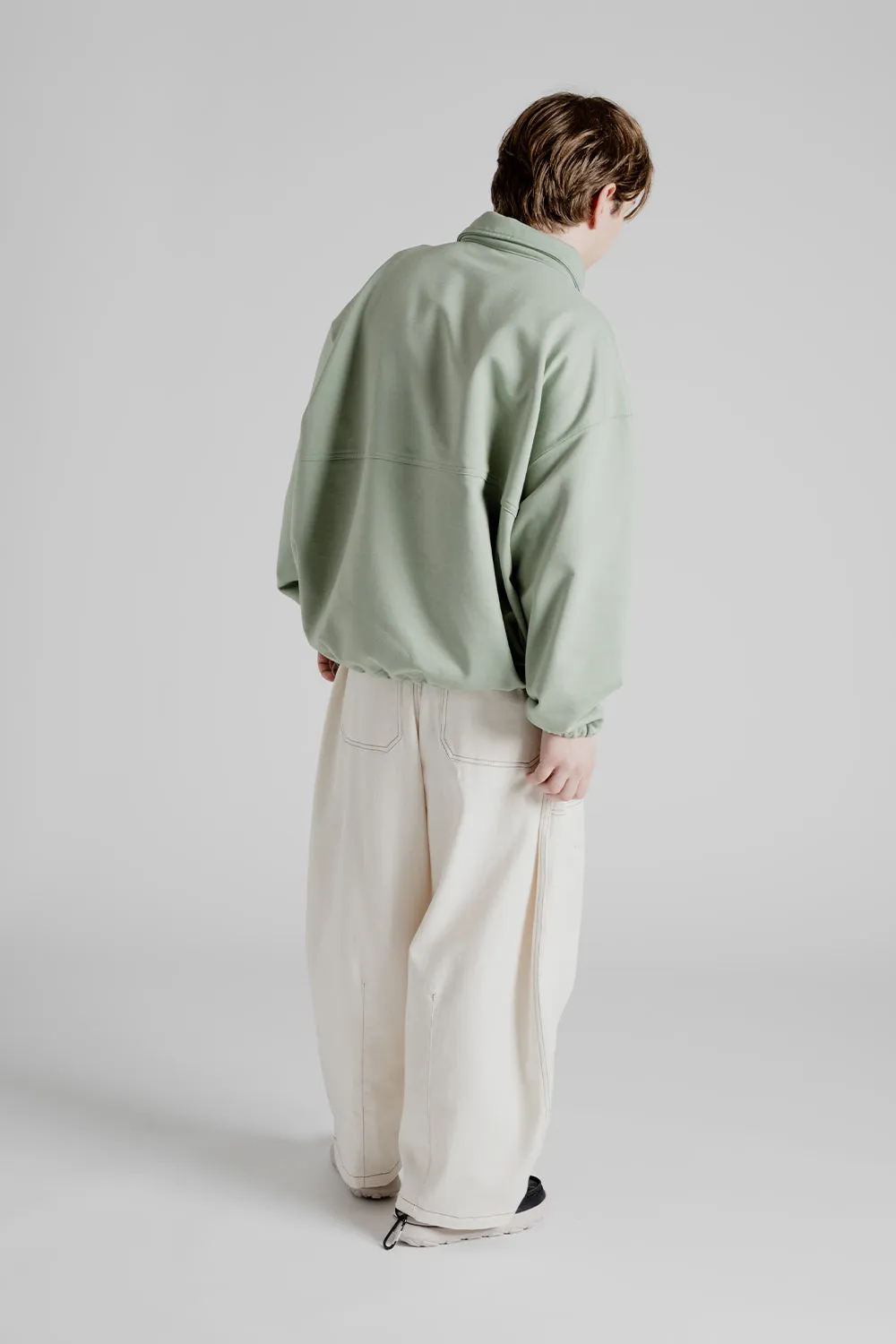 Pullover Sweat Shirt - Mint Gray
