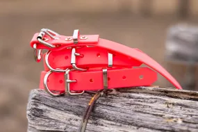 Pup Collar PVC 25mm - Fluro Pink