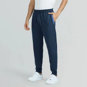 Quest French Terry Cotton-Blend Joggers Atlas Blue