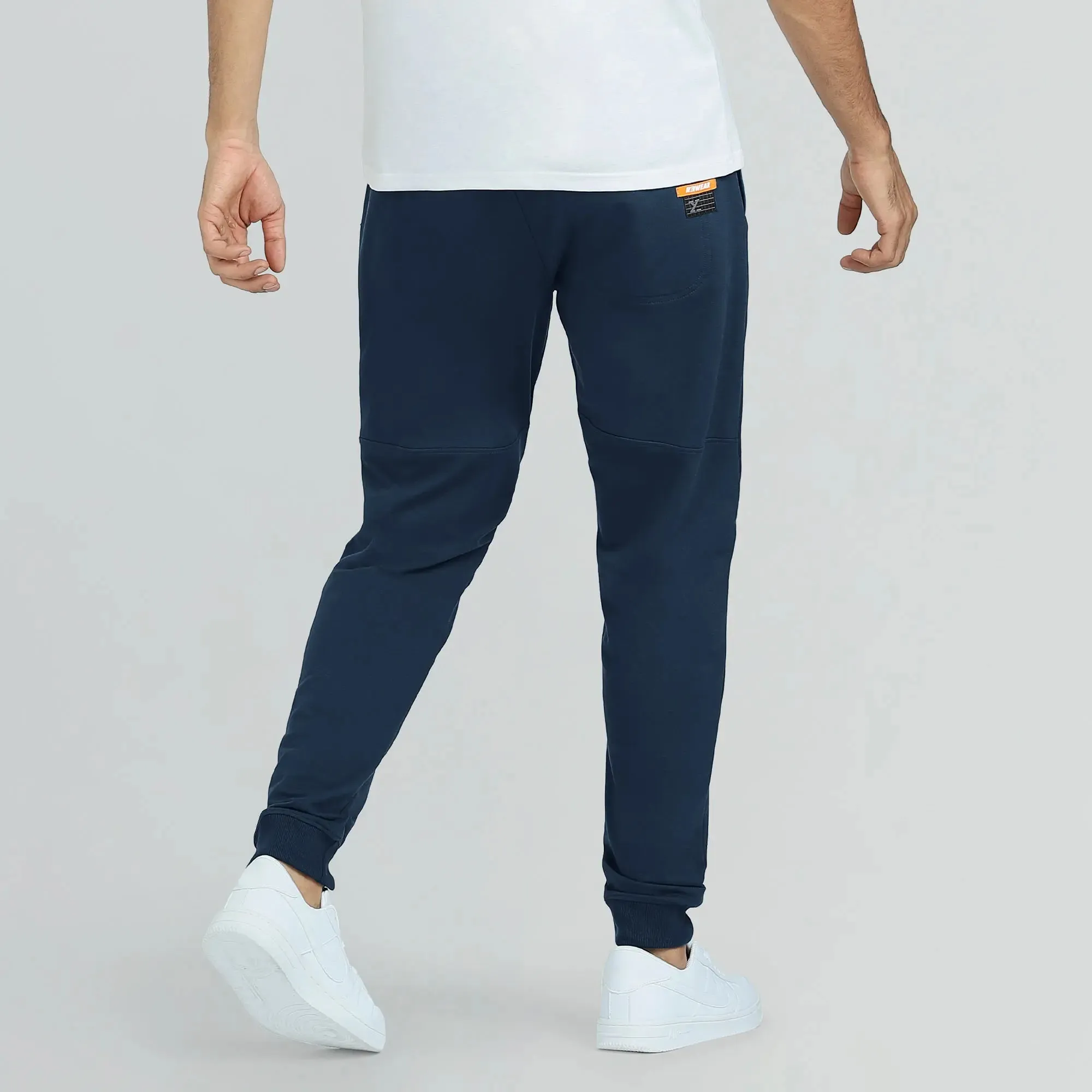 Quest French Terry Cotton-Blend Joggers Atlas Blue