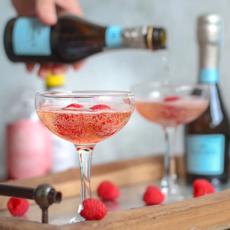 Raspberry Rose Small Batch Simple Syrup