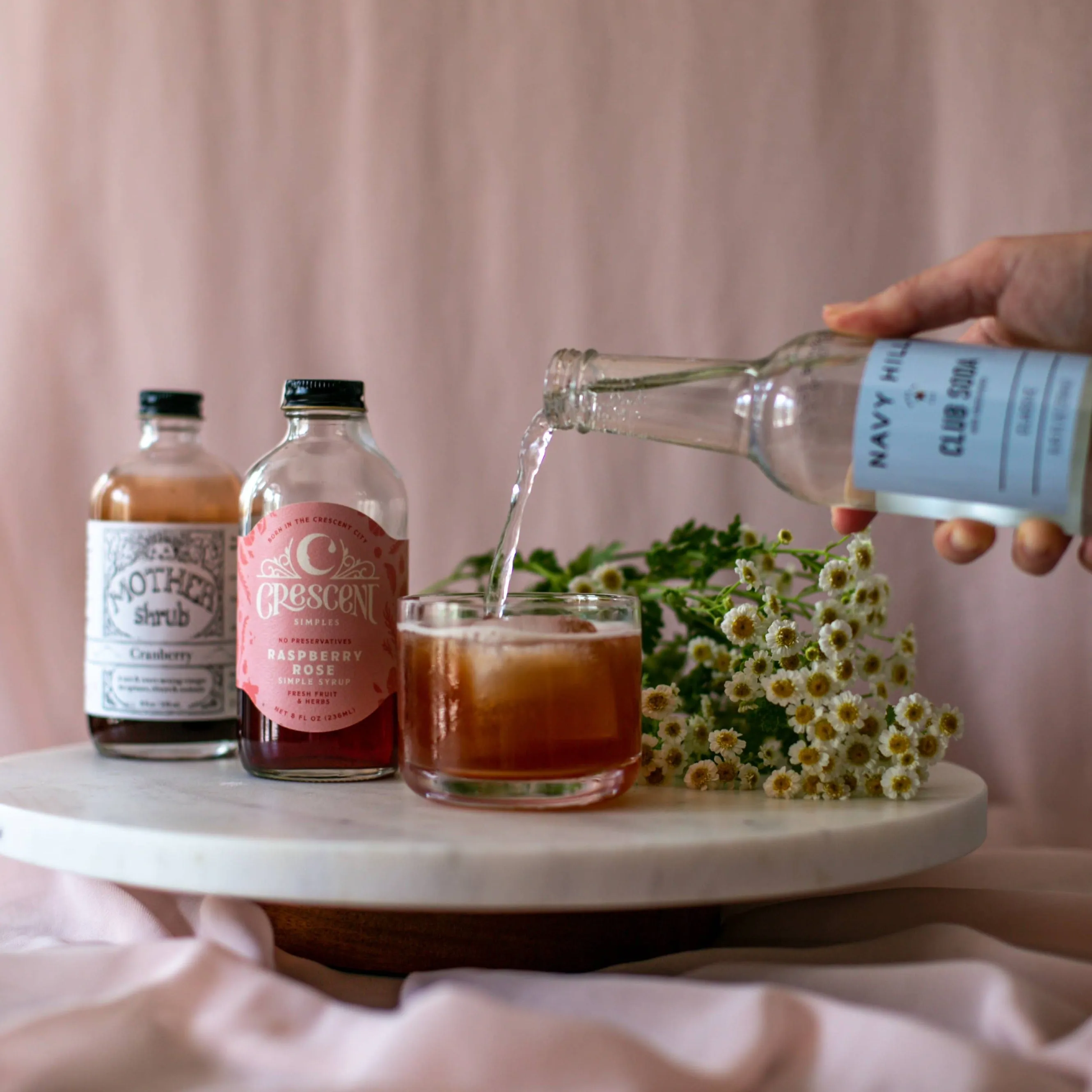 Raspberry Rose Small Batch Simple Syrup