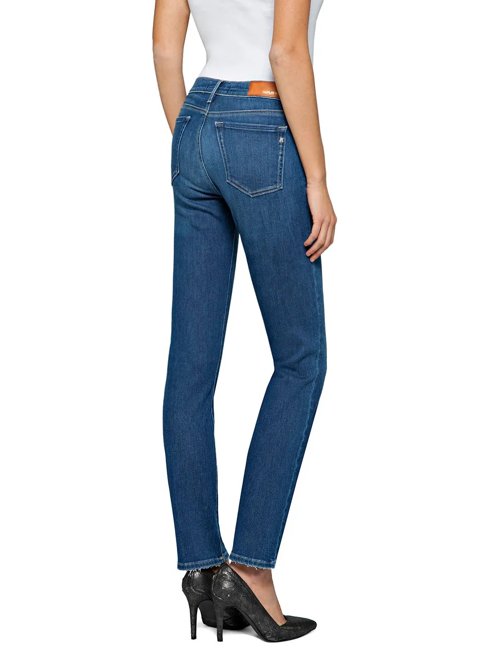 Replay Womens Vivy Slim Jeans, WA696 69D 579 009
