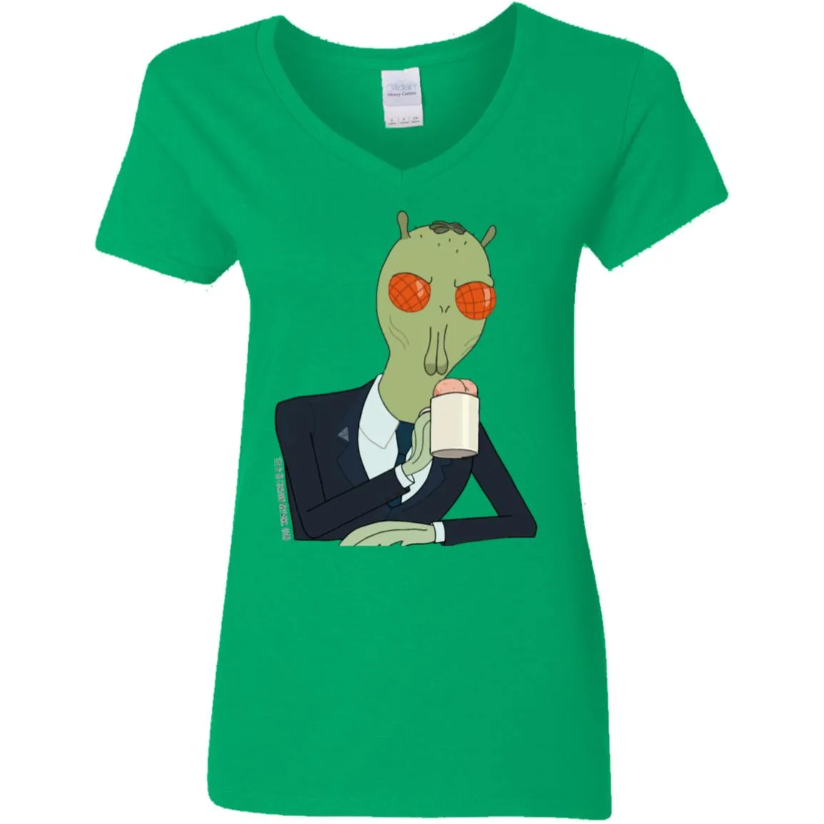 Rick And Morty Cornvelious Daniel Women V-Neck T-Shirt