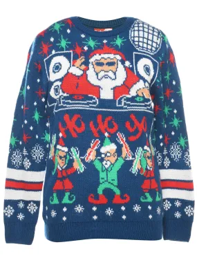 Santa Claus Christmas Jumper - S