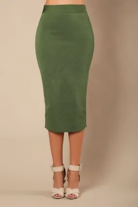 SAVANNAH Olive Skirt