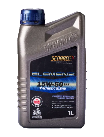 Senarco Elemenz 15W50 Synthetic Blend (Motorcycle Engine Oil)