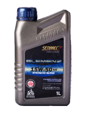 Senarco Elemenz 15W50 Synthetic Blend (Motorcycle Engine Oil)
