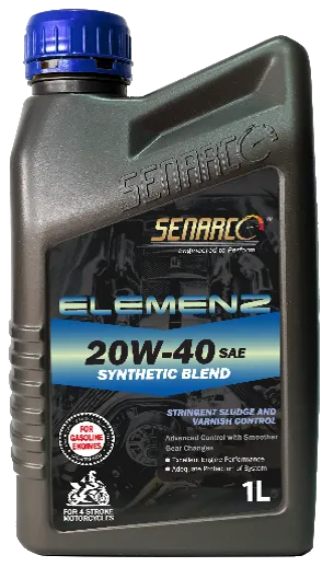 Senarco Elemenz 20W40 Synthetic Blend (Motorcycle Engine Oil)