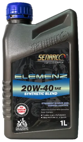 Senarco Elemenz 20W40 Synthetic Blend (Motorcycle Engine Oil)