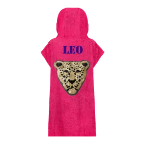 Sequin Leopard Beach Robe