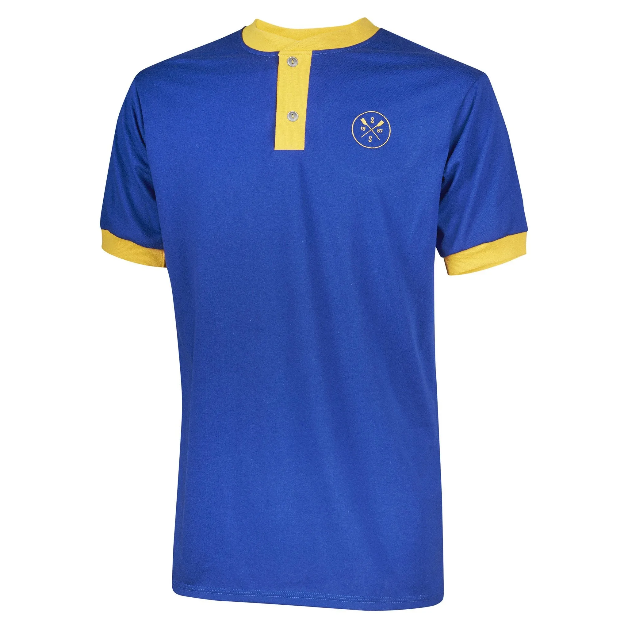 Sew Sporty Cotton Henley (Royal Blue)