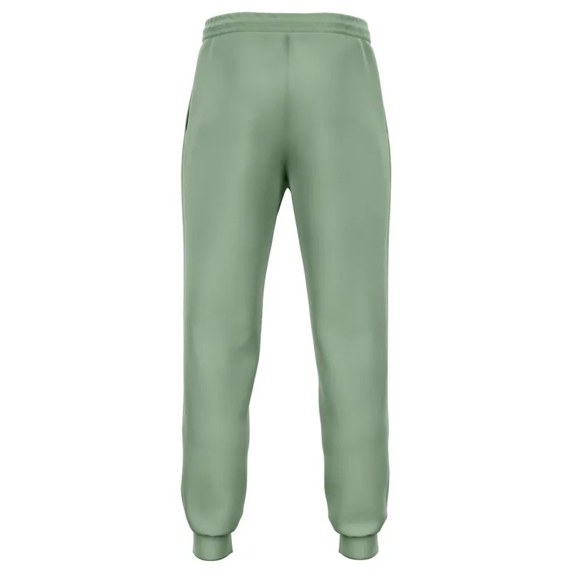 Shaded Pale Pastel Green Gray Joggers | Unisex | with PLUS sizes | C22M0Y30K30