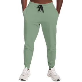 Shaded Pale Pastel Green Gray Joggers | Unisex | with PLUS sizes | C22M0Y30K30