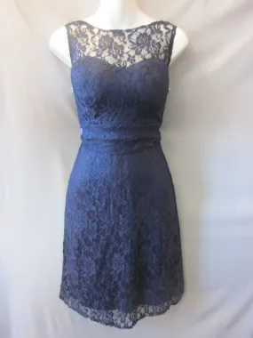 Short Lace Sweetheart & Open Back Dress Size 8 Style B770