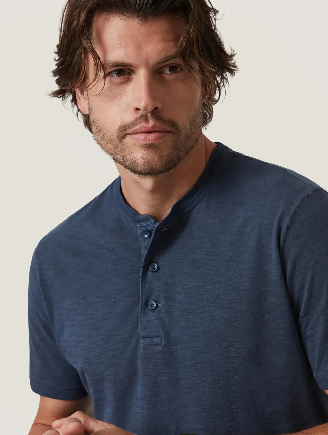 Slub Henley T-Shirt