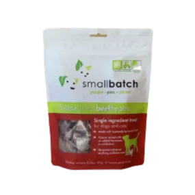 Small Batch Freeze Dried Beef Hearts Dog Treats, 3.5 oz