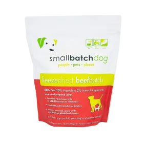 Small Batch Freeze Dried Beef Sliders Dog Food