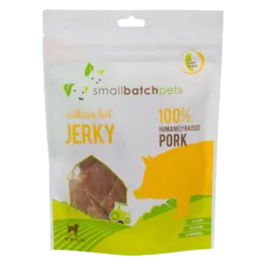 Small Batch Pork Jerky Dog Treats, 4 oz