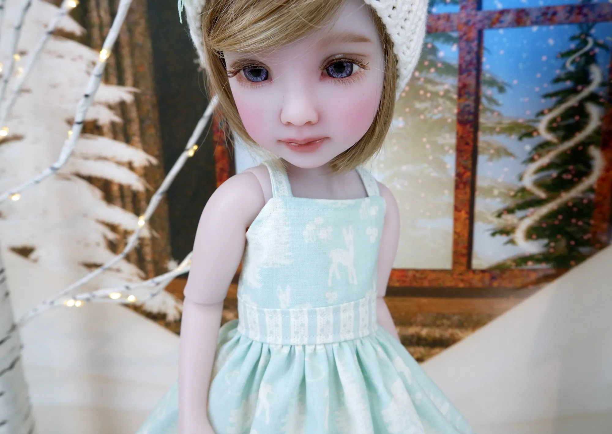 Soft Noel - dress and sweater with shoes for Ruby Red Fashion Friends doll