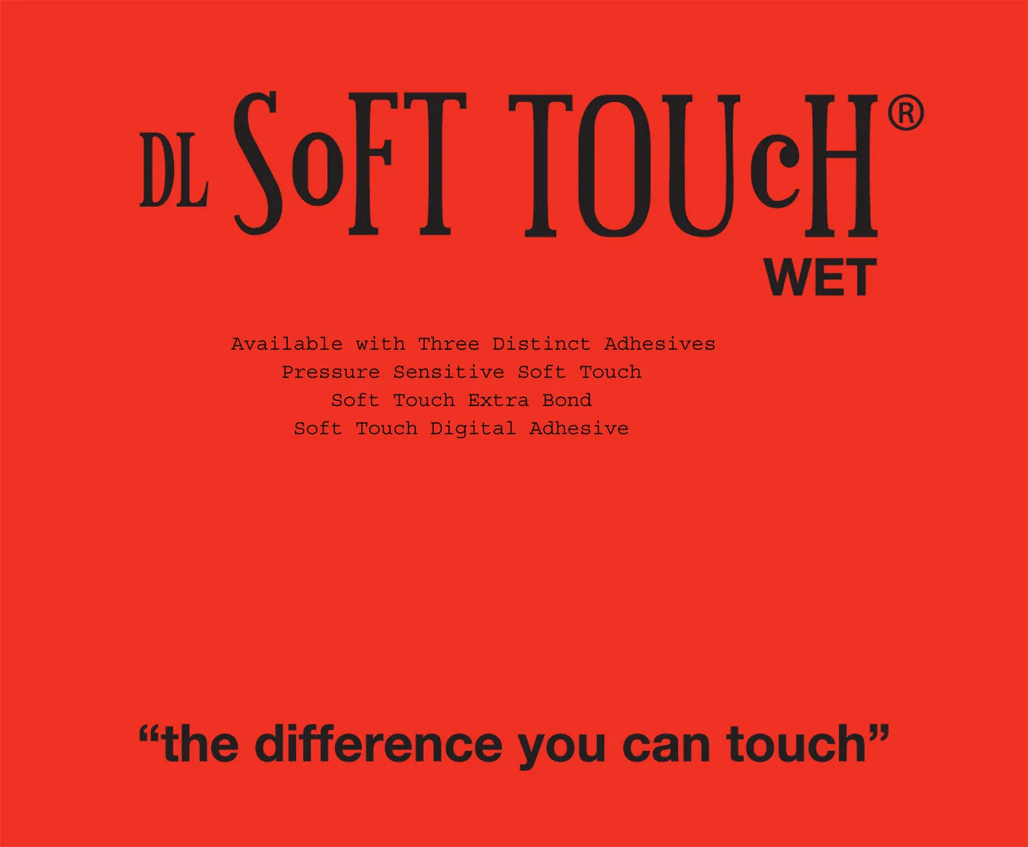 Soft Touch Laminating Film Standard Adhesive