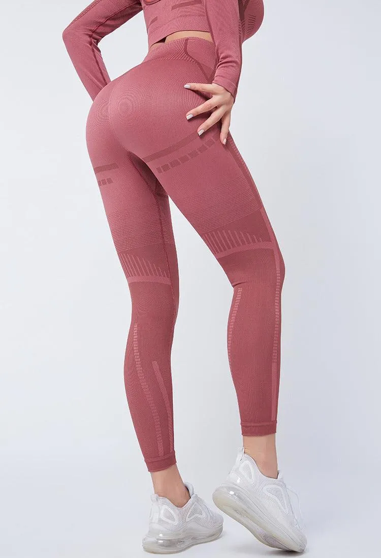 Sports yoga gym pants high waist