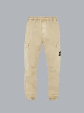 Stretch Broken Twill Cotton Light Beige