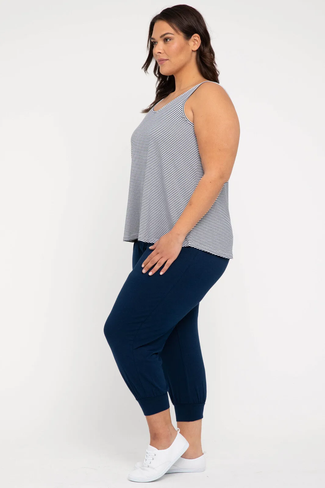 Summer Slouch Pant - Navy