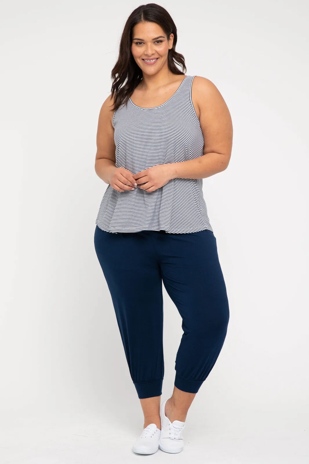 Summer Slouch Pant - Navy