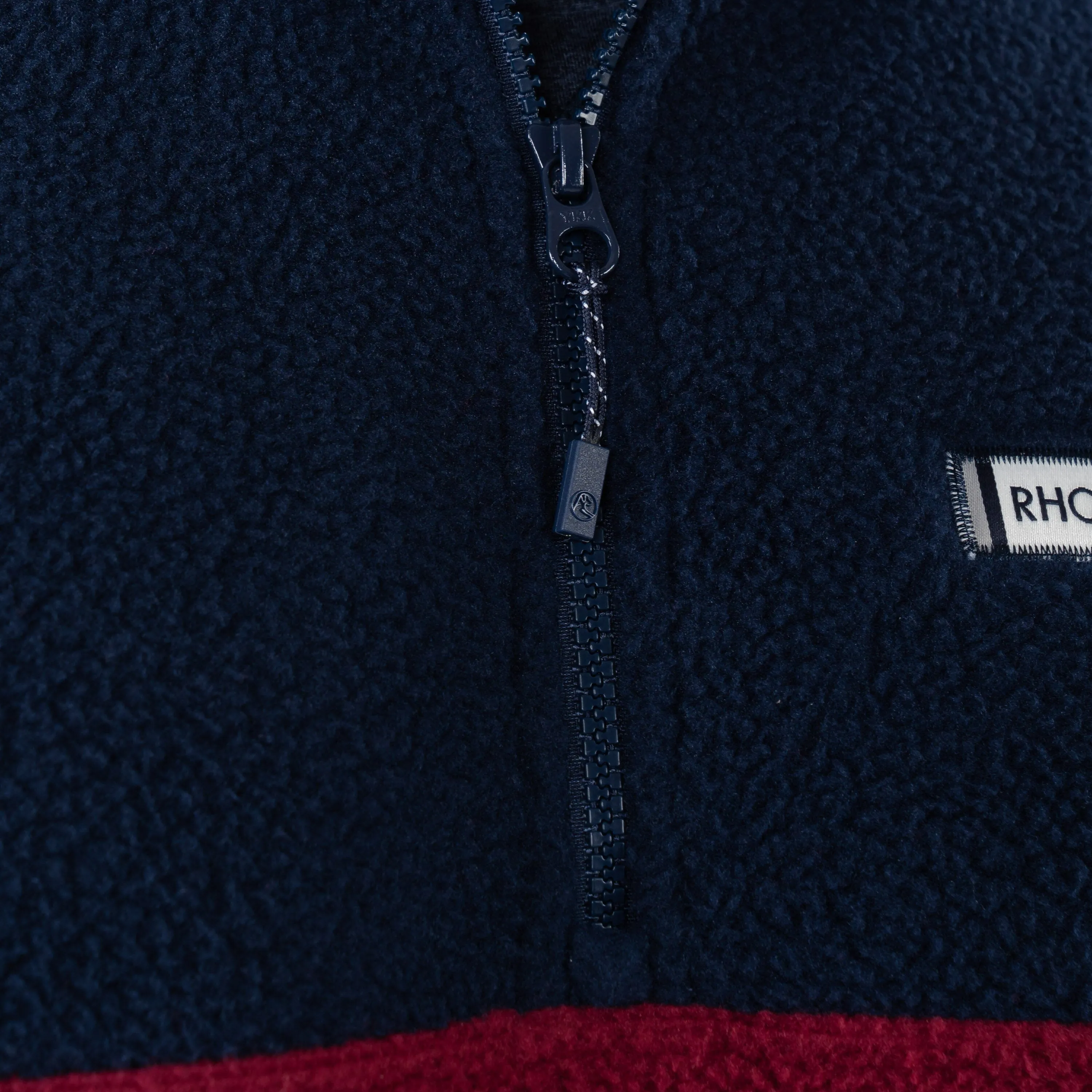 Summit Fleece Pullover | Colorblock - Fleet Navy/Burgundy