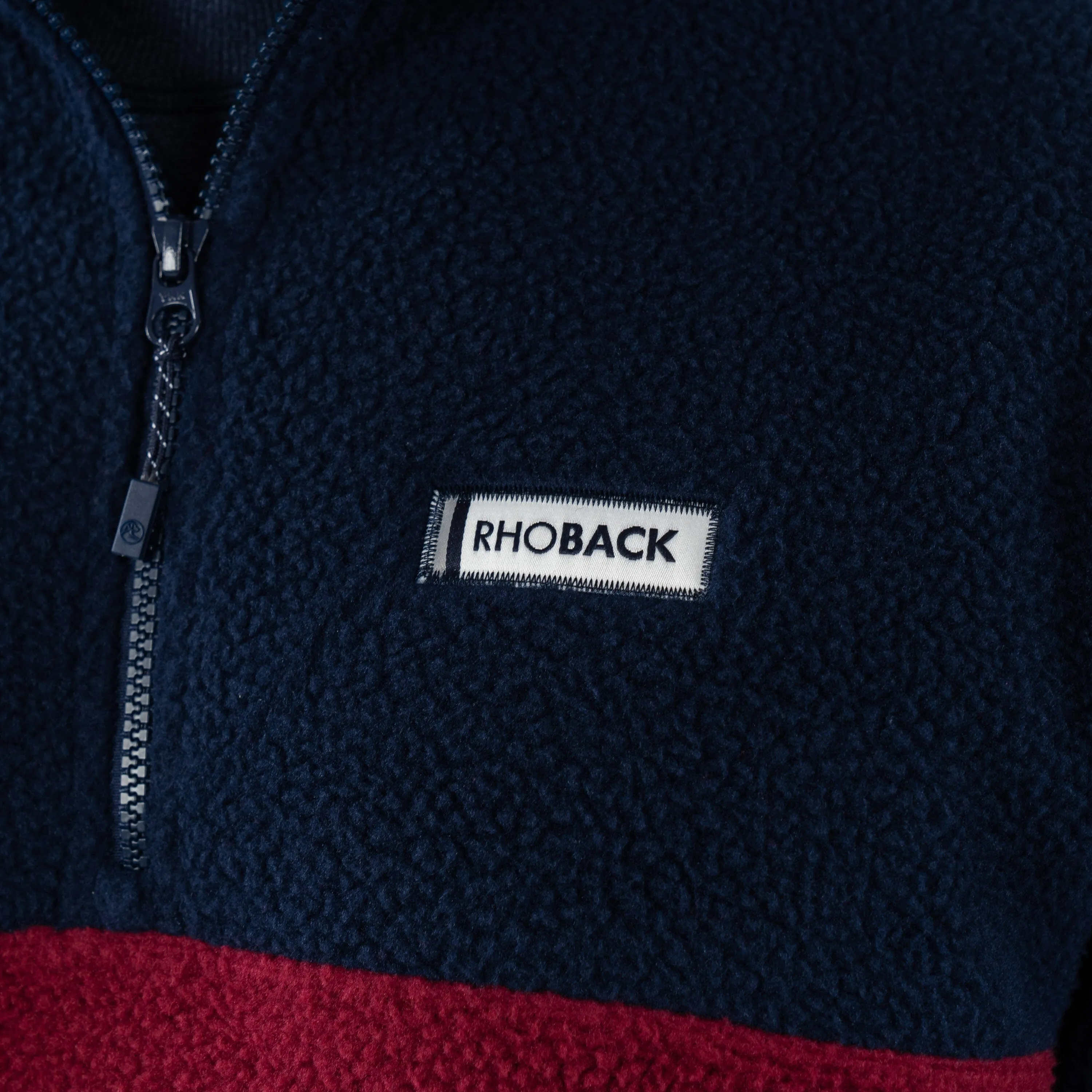 Summit Fleece Pullover | Colorblock - Fleet Navy/Burgundy