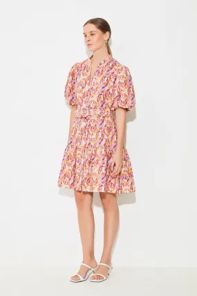 Suncoo Cerrone Coral Printed Dress