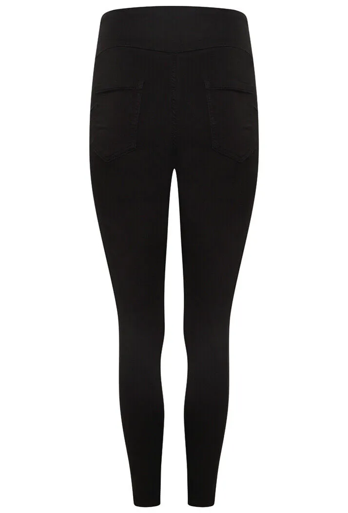 Tocada by Toxik3 High Waist Stretch Jeans - Black