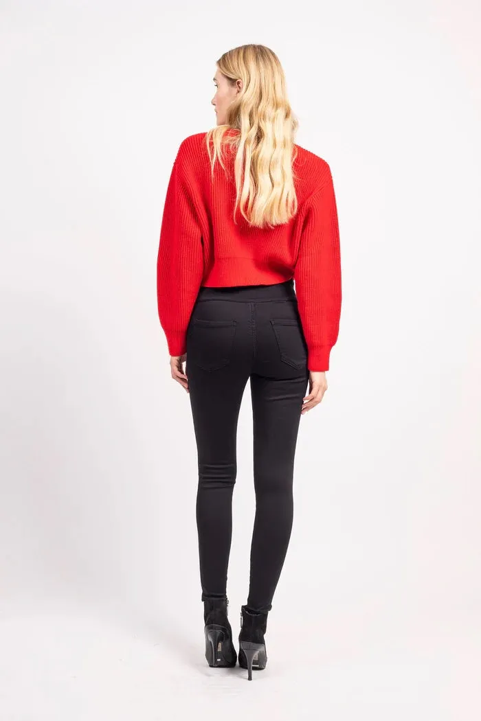 Tocada by Toxik3 High Waist Stretch Jeans - Black