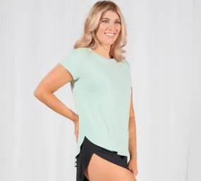 Tulip Tee Aqua- Small