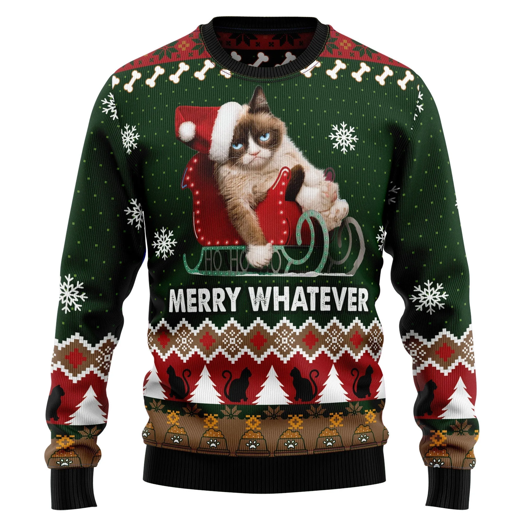 Ugly Christmas Sweater JulesRoche Warm Trendy Pullover