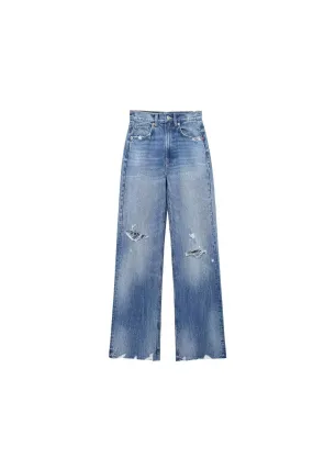 'Ulyana' Ripped Decorated High Waist Jeans