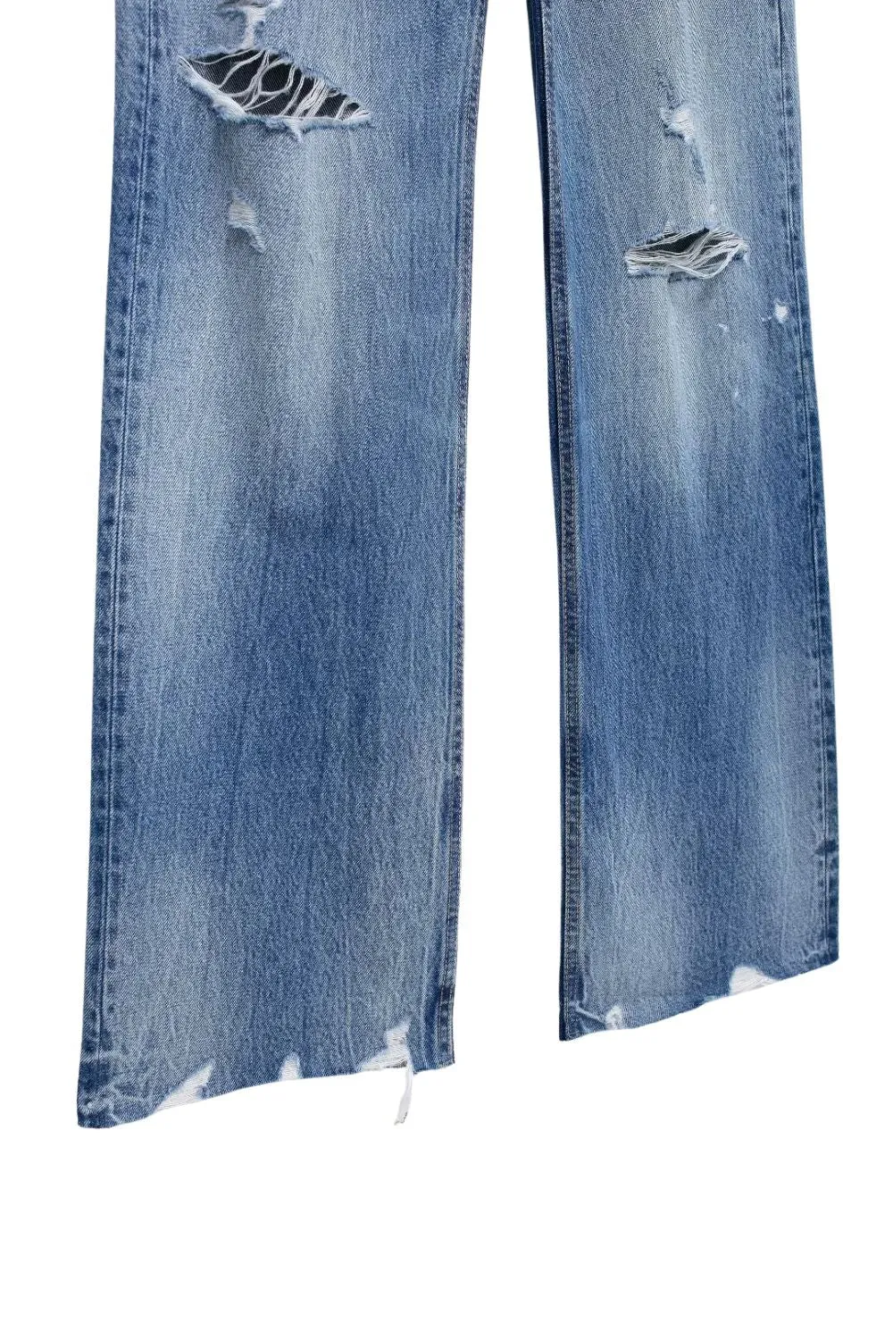 'Ulyana' Ripped Decorated High Waist Jeans