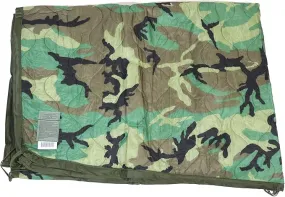 US Military Camo Poncho Liner Woobie