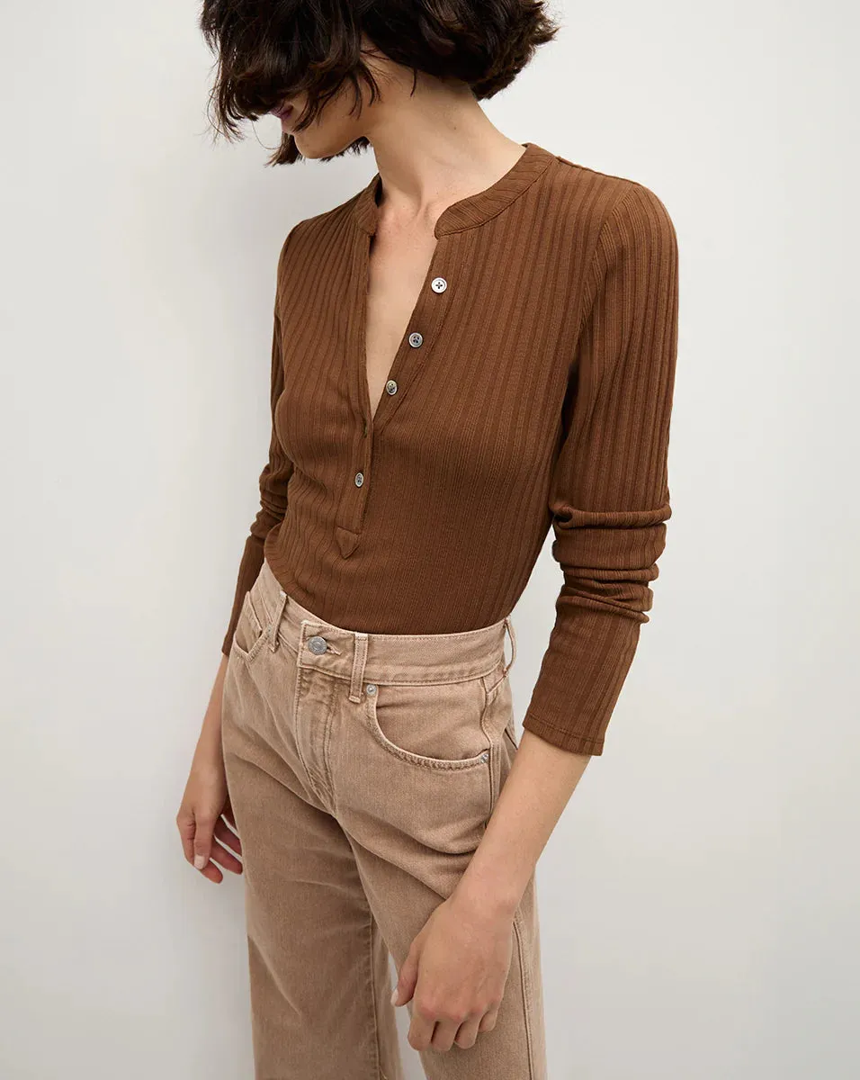 Veronica Beard Jocelyn Henley Top (More Colors)