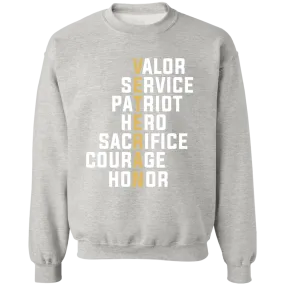 Veteran Men's Crew Neck Sweatshirt