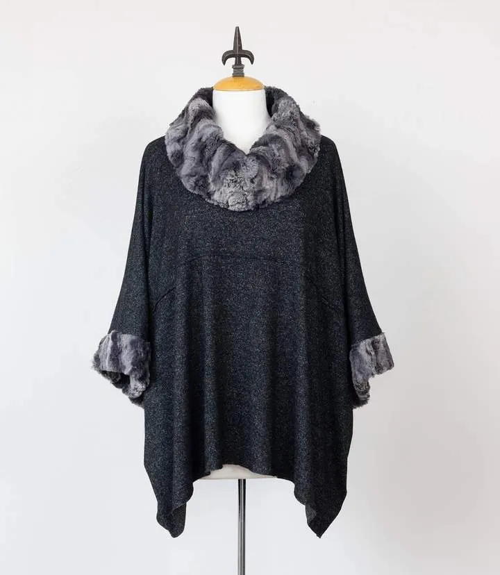VINE STREET 558 Sweater Poncho