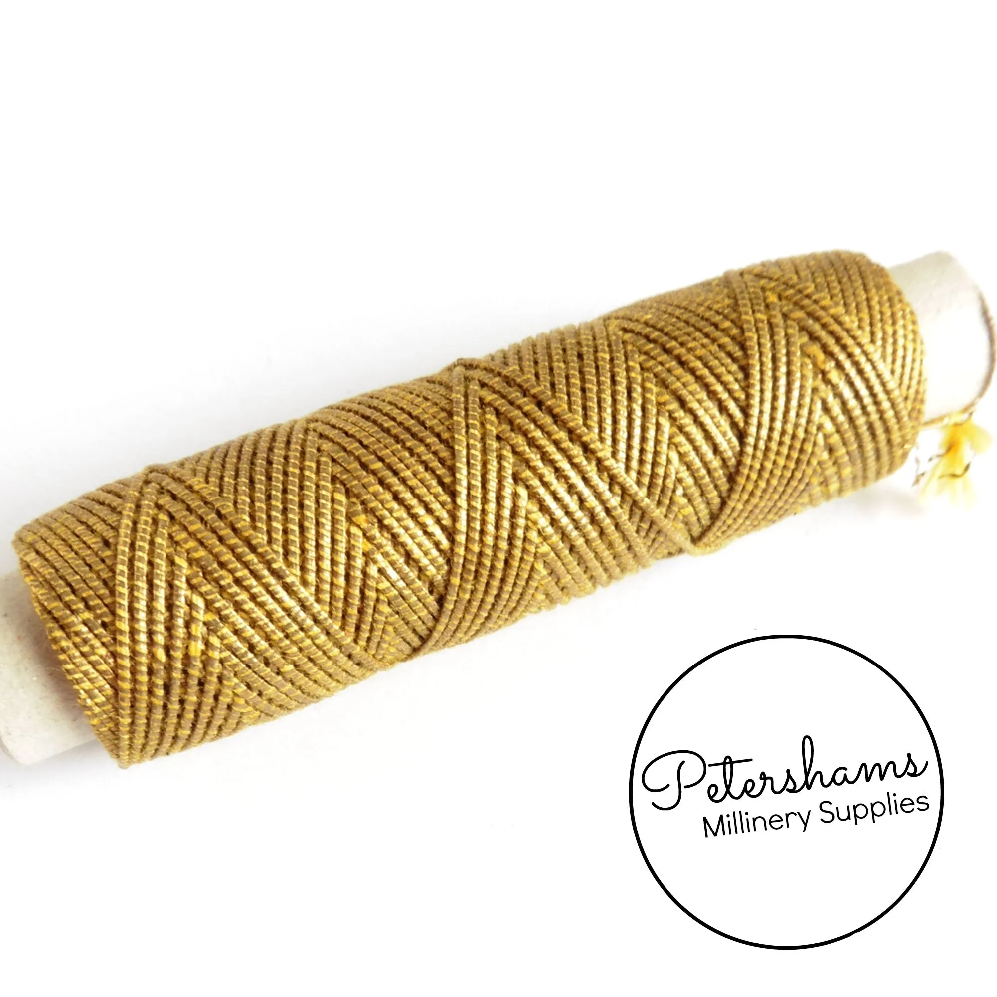 Vintage 1940s Metal Goldwork Passing Thread for Hand Embroidery 10oz - 24m Spool